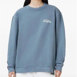 SOLD OUT All Saints Infinite Summer Sweatshirt Blue MSRP $261